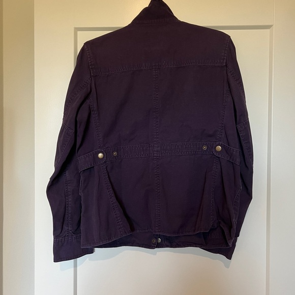 Kut from the Kloth Utility Jacket Large Purple - Picture 8 of 9